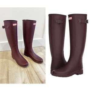 Hunter tall rain boots (grandeur/size 9)